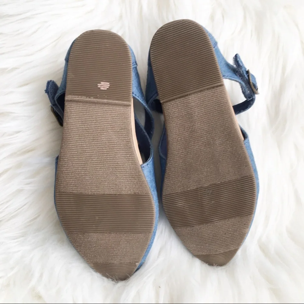 Like New Chambray D’orsay